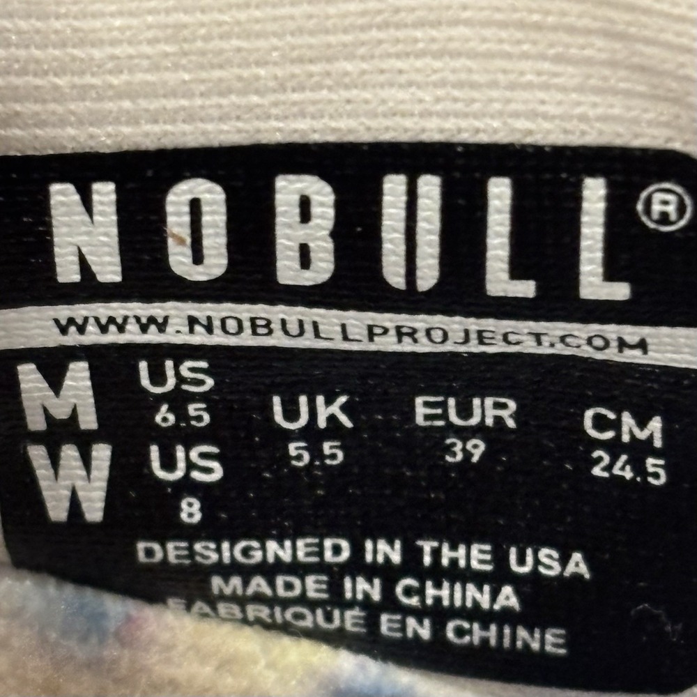 Nobull Mesh Floral Shoes Women's Size 8 Men's 6.5 Sneakers Athletic Runners - Picture 9 of 9